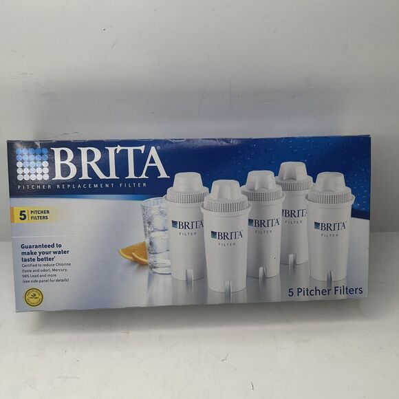 BRITA Other - Genuine Brita Replacement Water Filter - 5 Pack of Pitcher Filters - New